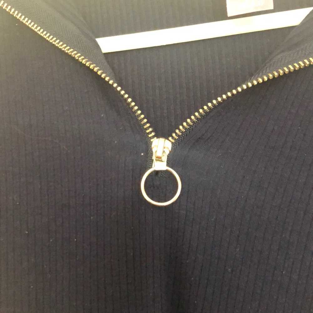 Simple half way zip shirt - Picture 2 of 3
